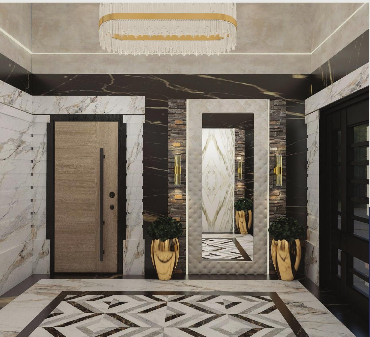 I-16 — Beit Al Watan — Entrance hall finishes