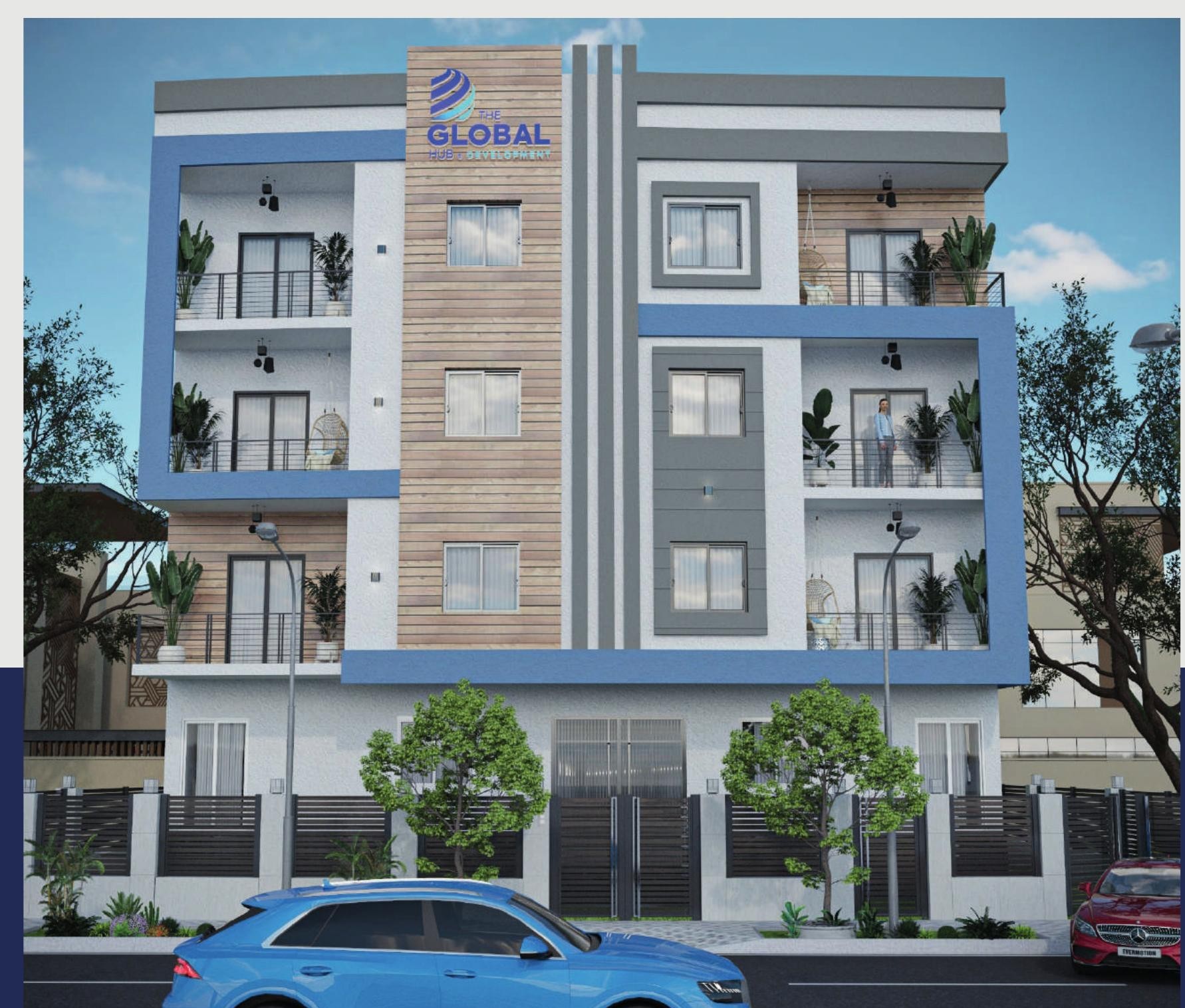 A 34 — Beit El Watan — Front elevation