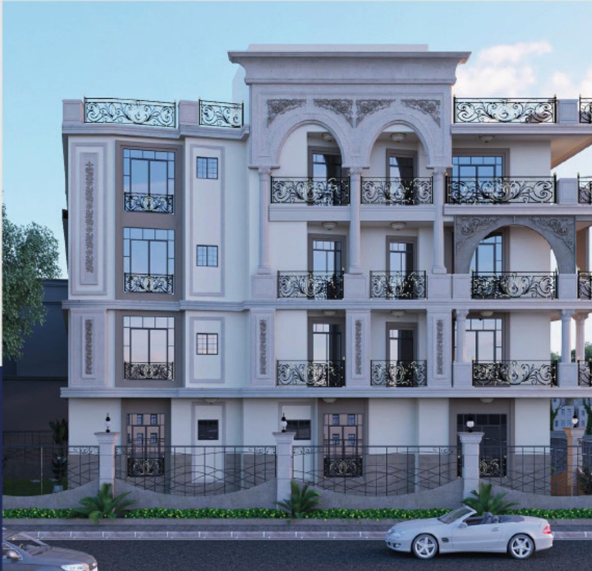 J-168 — North Rehab — Main facade — daylight